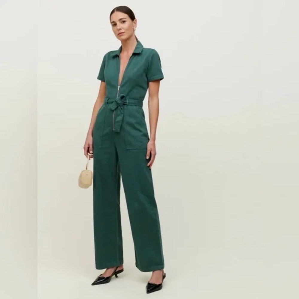 Reformation Cassidy Denim jumpsuit